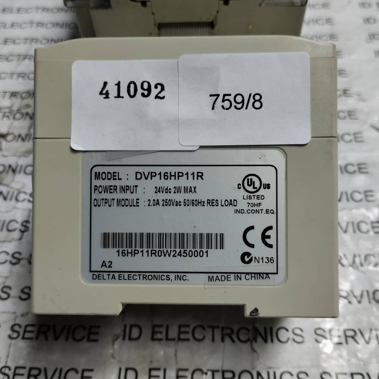 DVP16HP11R PLC " DELTA "