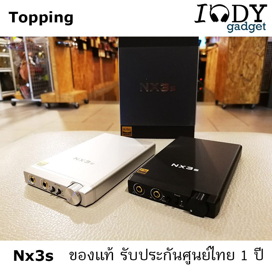 Topping NX3S ของแท้ รับประกันศูนย์ไทย แอมป์พกพากำลังขับสูง ชิป LME49720 + OPA2140 รองรับ Hi-Res