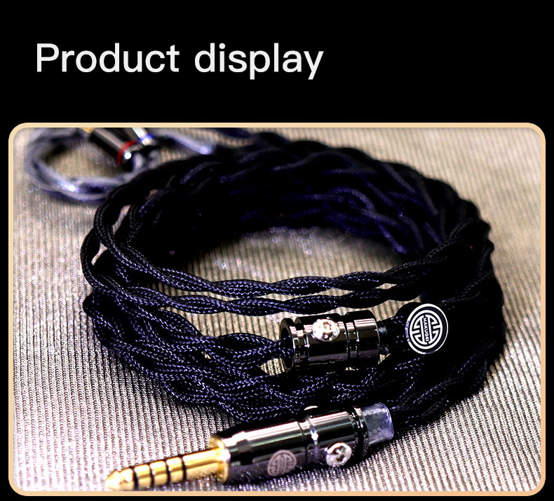 ขาย Hakugei Shadow สายอัพเกรดหูฟัง ทองแดง 6N OCC Litz + 6N Silver Litz