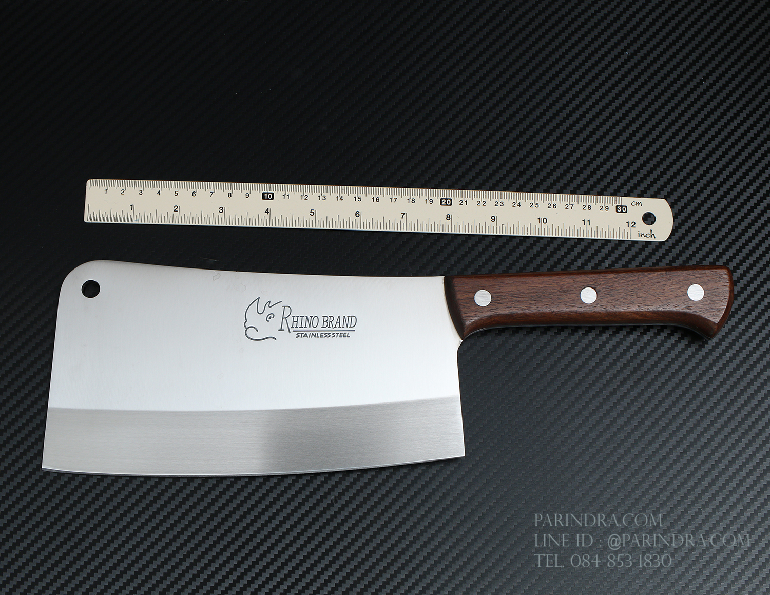 มีดอีโต้ยักษ์ด้ามไม้ Rhino Brand No.996 แสตนเลสทั้งแท่ง ขนาด 9 นิ้ว (ของแท้)