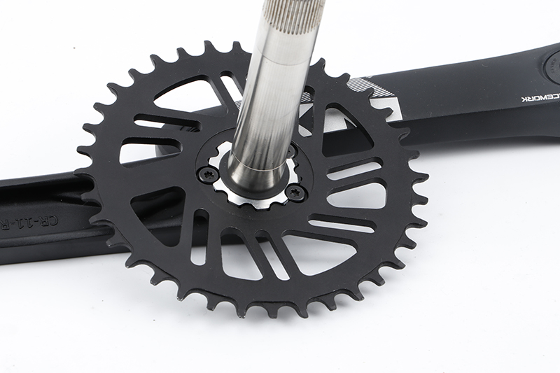 จาน RACEWORK NX1 ขนาด 170mm Crank 1XSystem, 104 BCD Narrow Wide Chainring มีขนาด 34T และ 36T 12 Speed