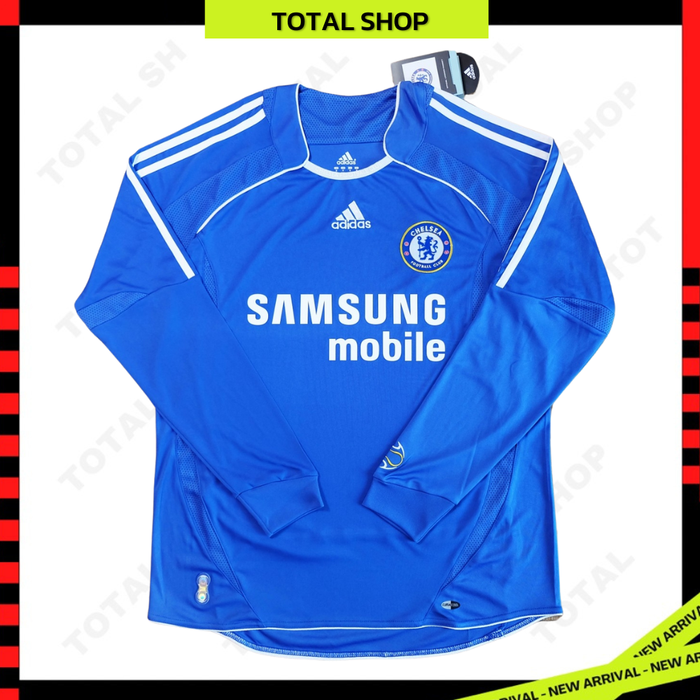 Chelsea 2006/07 Long Sleeve Home Vintage Jersey เสื้อฟุตบอลเชลซีแขนยาวย้อนยุค Samsung