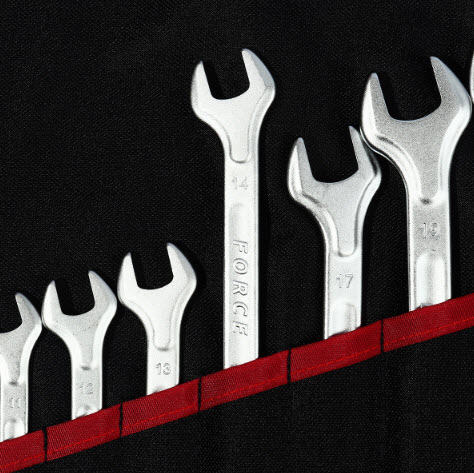 ชุดประแจแหวนข้างปากตาย (14ชิ้น) ฟอร์ซ (FORCE) [หน่วย mm.] Pn.5141C