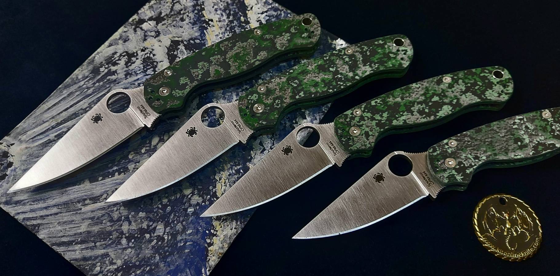 SPYDERCO PARAMILITARY 2 JUNGLE WEAR FAT CARBON SATIN M4 SMKW EXCLUSIVE