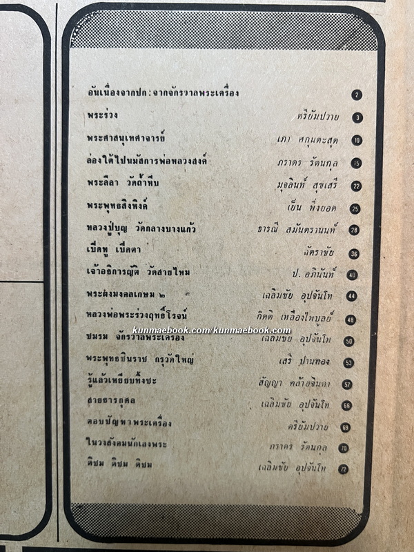 จักรวาลพระเครื่อง ฉบับปฐมฤกษ์