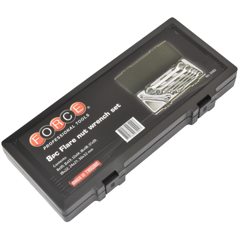 ชุดประแจ แหวนผ่า (8ชิ้น) ฟอร์ซ (FORCE) Pn.5082