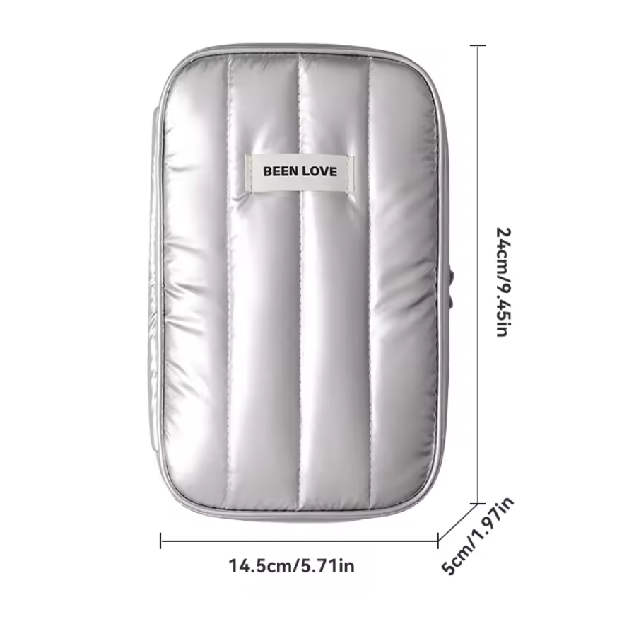 กระเป๋าอเนกประสงค์จัดระเบียบผ้านุ่มนิ่ม รุ่น RH2472 ขนาด ก.24*ส.14.5*ก้น 5 ซม.