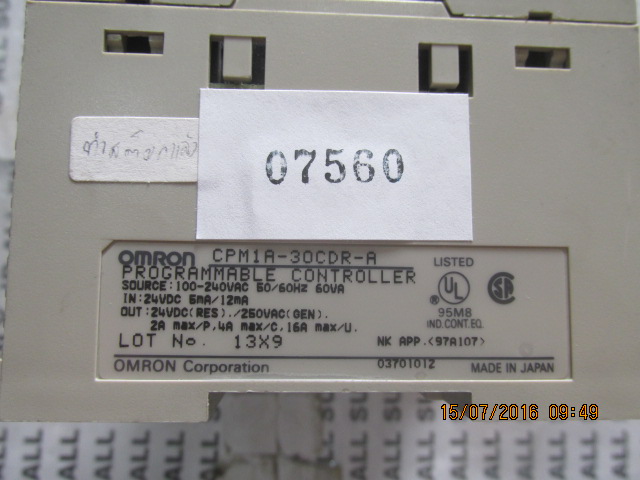 PLC “ OMRON ” รุ่น CPM1A-30CDR-A