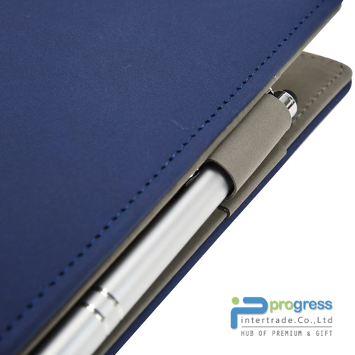 Organizer A5 ปกหนัง PU สายคาดเข็มขัดแม่เหล็ก