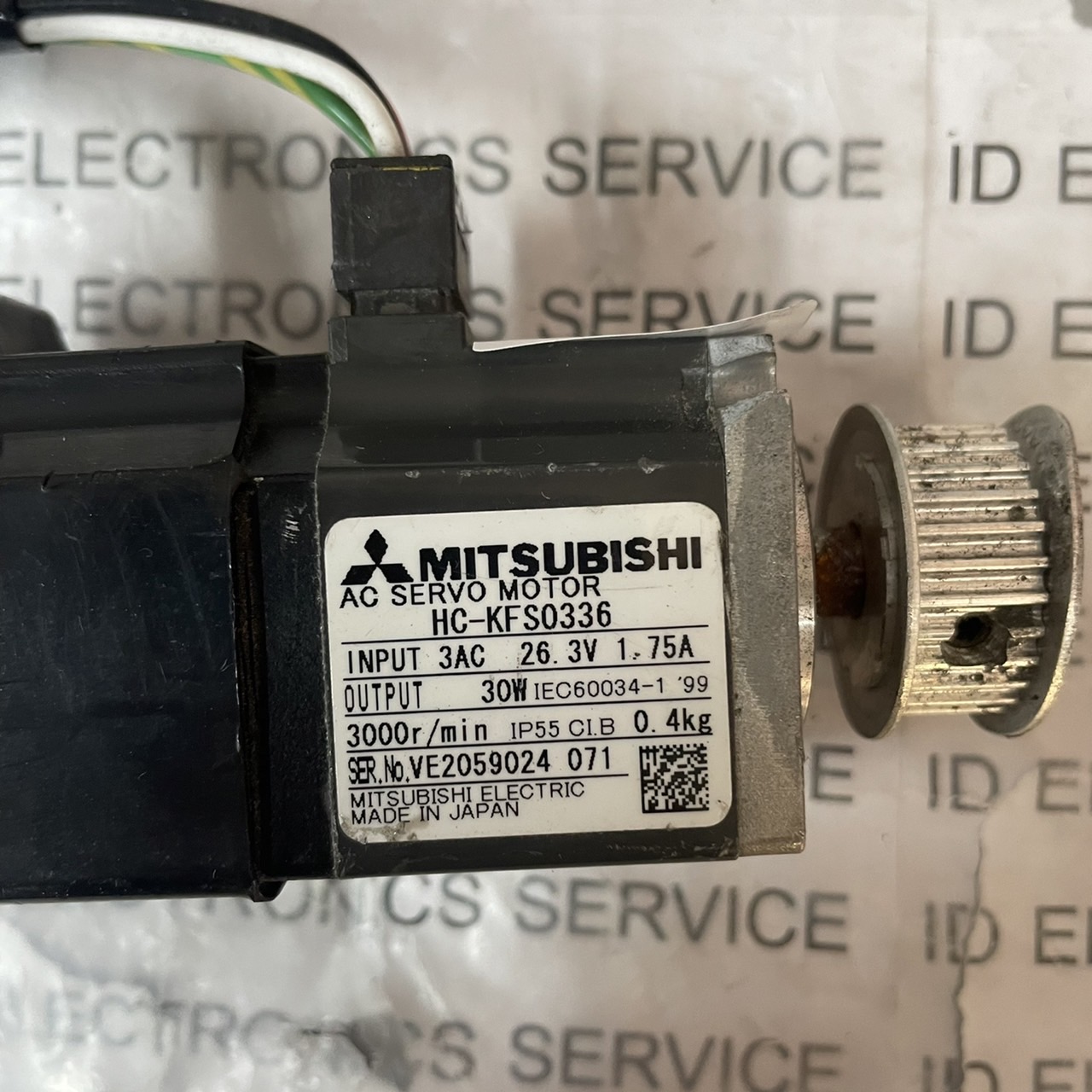 HC-KFS0336 SERVO MOTOR " MITSUBISHI "