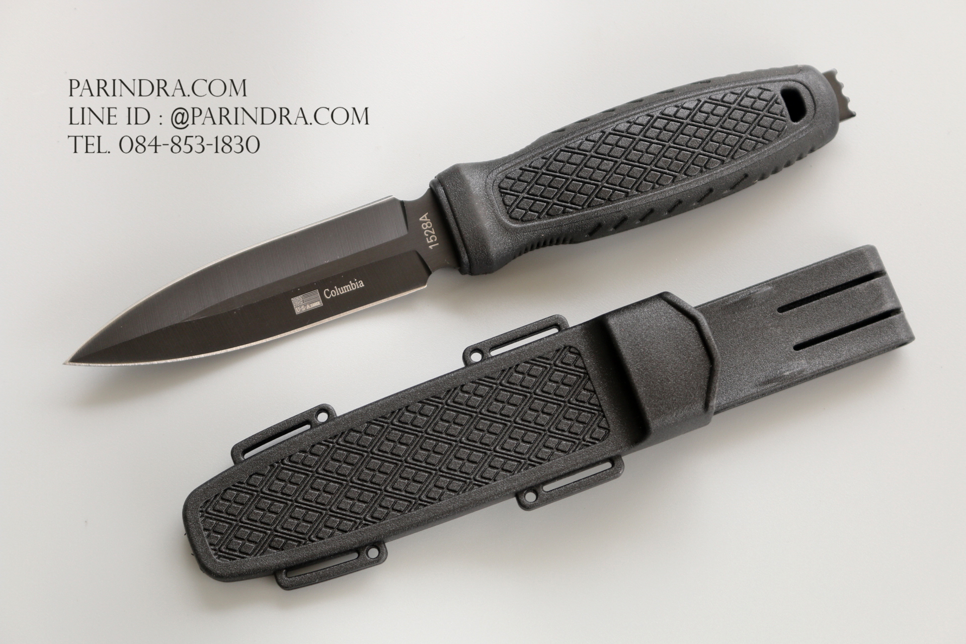 มีดใบตาย Columbia Tactical 1528A ใบมีดสองคม