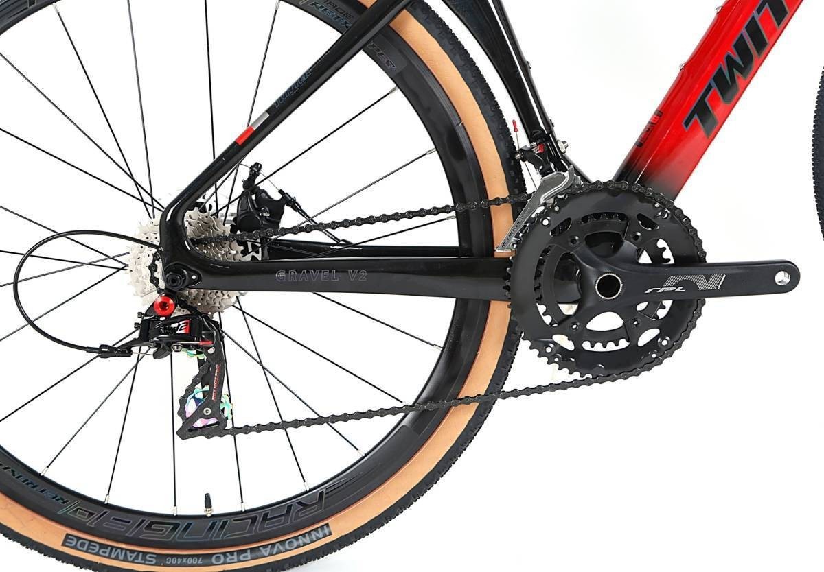 เสือหมอบ Twitter Gravel V2 24 เฟรมคาร์บอน ซ่อนสาย เกียร์ RETROSPEC 2*12 สปีด ล้อ 700C ปี 2022