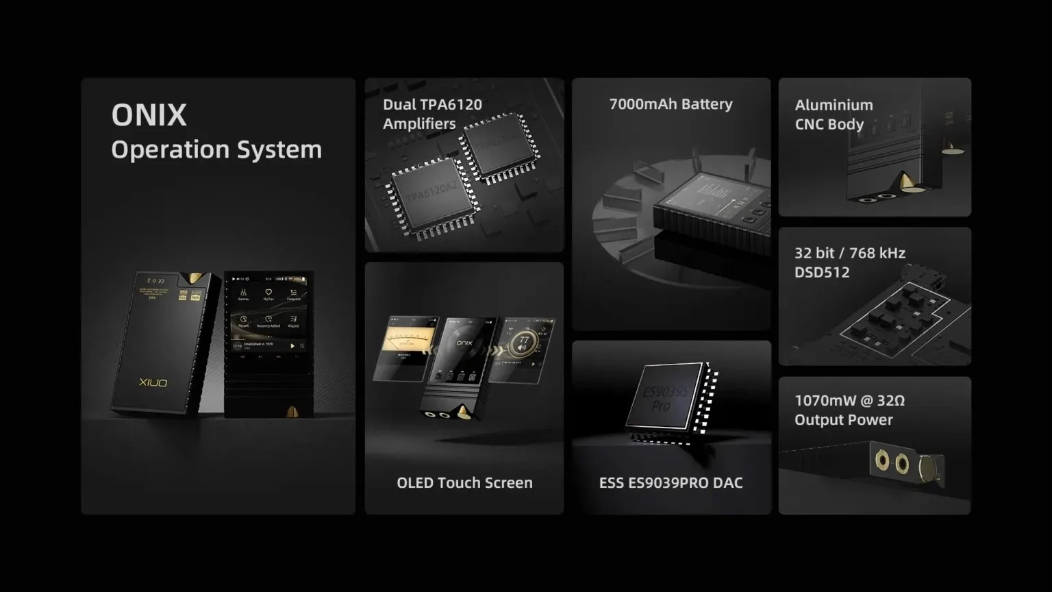 ONIX Overture XM5 DAP พกพาตัวแรกจากทาง ONIX ชิปเรือธง ESS ES9039PRO, TPA6120A2 x2 ประกันศูนย์ไทย