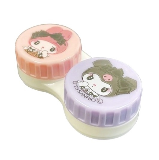 Sanrio Contact Lens Case ตลับคอนแทคเลนส์ (KuromiXMy Melody / Hangyodon / Pochacco)
