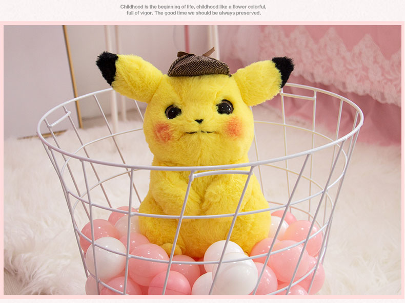 ตุ๊กตาปิกาจู (พร้อมกล่อง+ผ้าพันคอ+แว่น+หมวก)