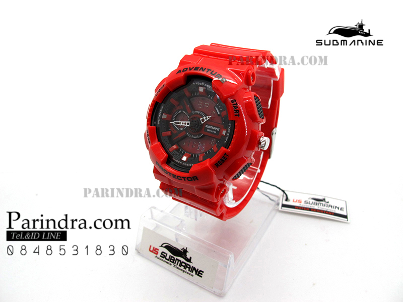 นาฬิกา US submarine Adventure Protector รุ่น TP3163L สีแดงล้วน