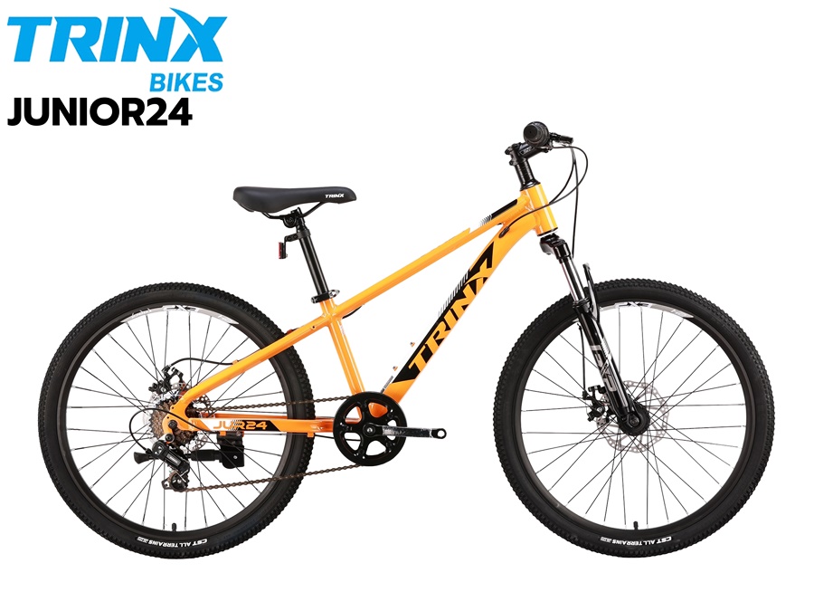 จักรยานเสือภูเขา TRIN-X JUNIOR24 ล้อ 24นิ้ว เกียร์ SHIMANO 7สปีด เฟรมอลู 2024