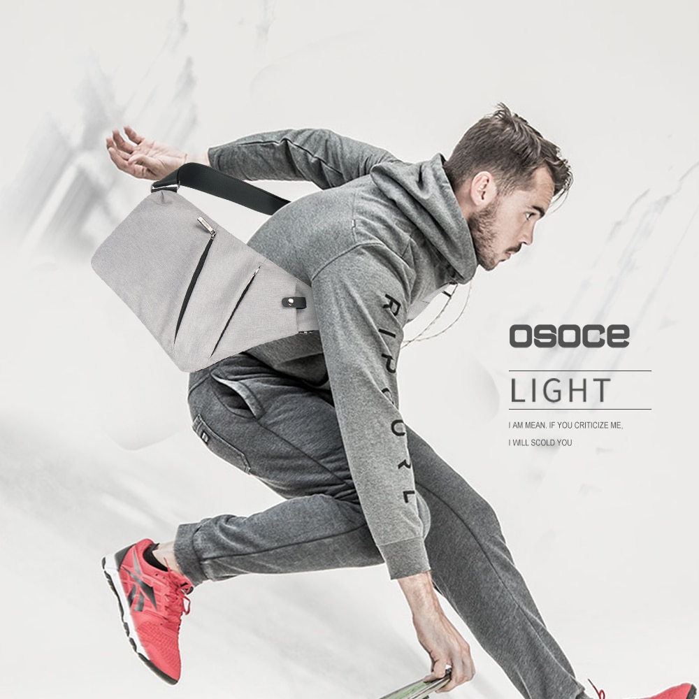 ขาย OSOCE CrossBody กระเป๋าสะพายแฟชั่น กันน้ำ น้ำหนักเบา