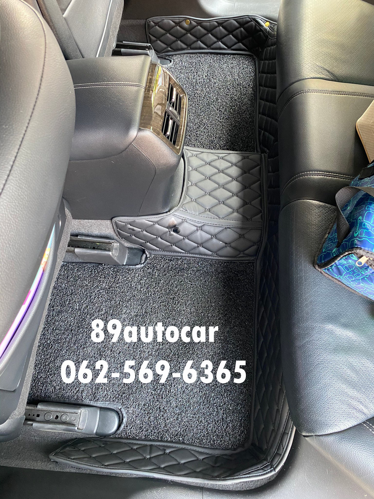 ขายพรมรถยนต์ Honda Accord G9 ปูพรม8D สีดำล้วน + พรมดักฝุ่นสีดำ