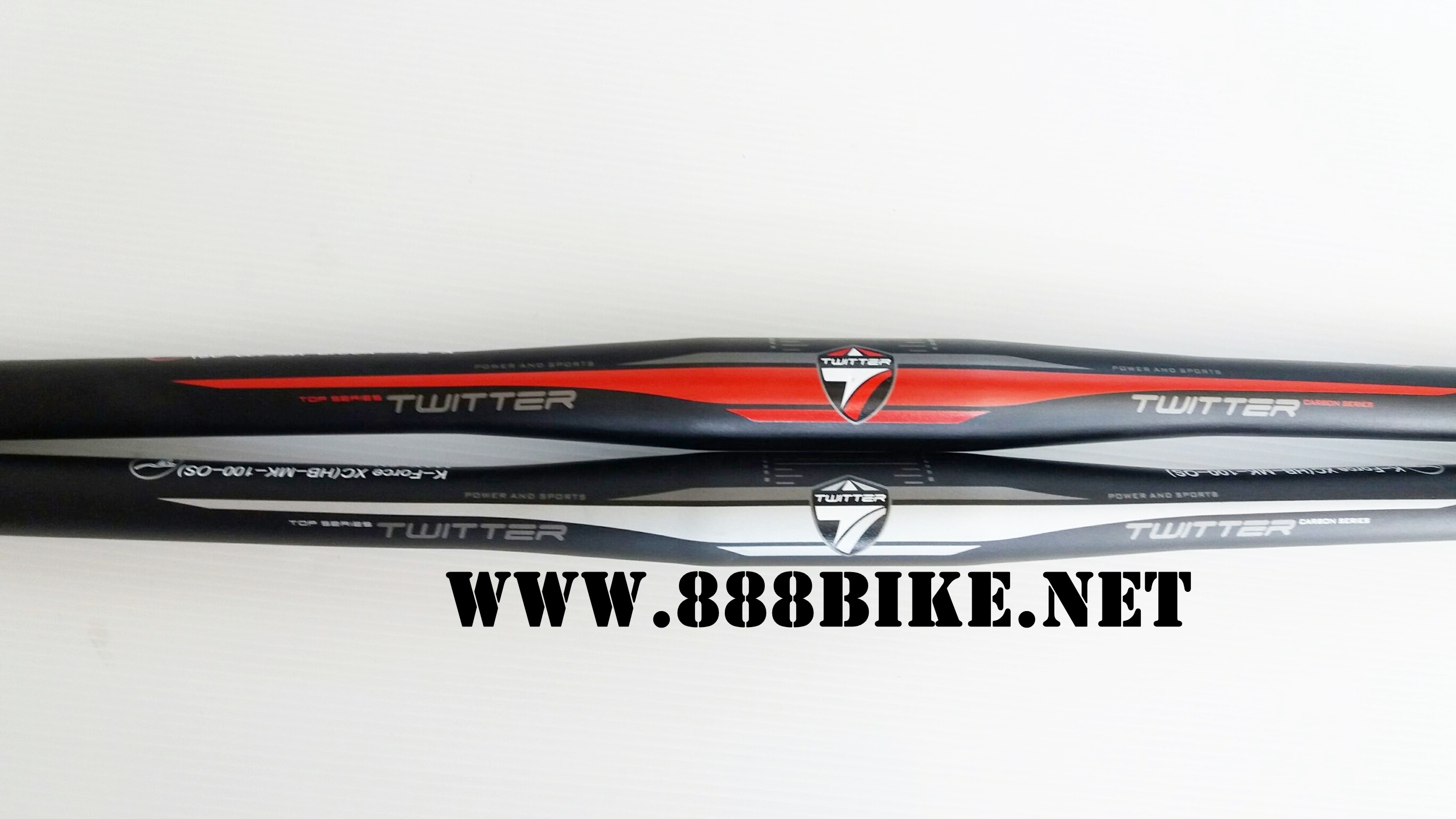 แฮนด์จักรยาน อลูมิเนียม TWITTER, TW,S217 ยาว 620 มม (OVER 31.8MM.)