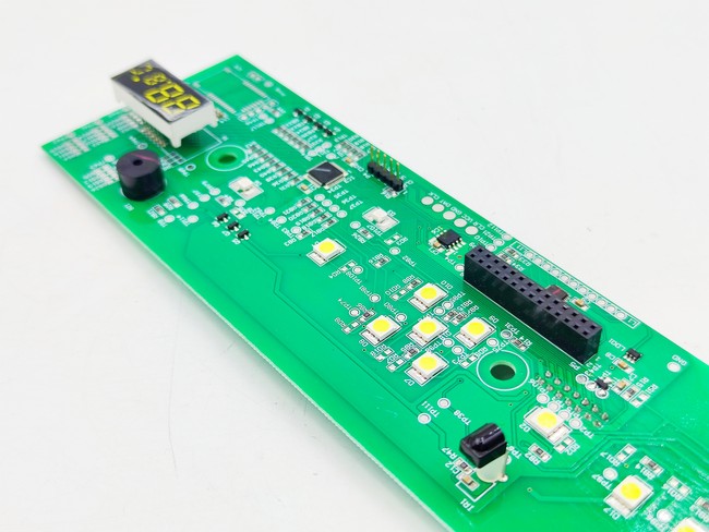 บอร์ดพัดลม ไอเย็น Hatari รุ่น AC Turbo1 ส่วน LED แผงเขียว(แท้) #A2