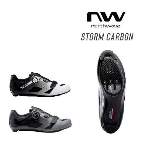 Northwave STORM Carbon Road Shoes 2022 VENTILATION AT ITS BEST (พื้นคาร์บอน)