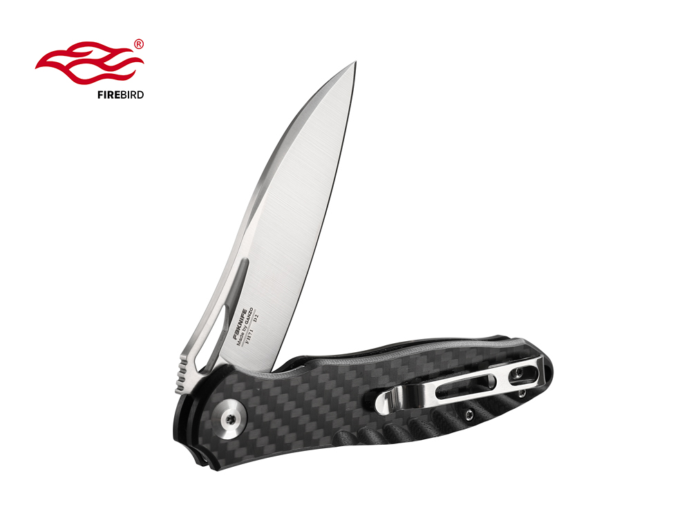มีดพับ Ganzo กานโซ่ รุ่น FH71-CF / D2 Steel / ด้ามคาร์บอนไฟเบอร์ ของแท้ 100%
