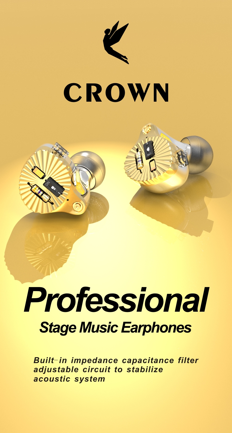 ขาย SuperTFZ Crown หูฟังซีรีส์ Crown สุดพิเศษ IEMs ระดับเรือธง ปรับแต่งโทนเสียงได้ ประกันศูนย์ไทย