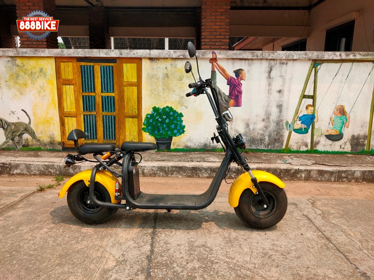 สกูตเตอร์ไฟฟ้าล้อโต HORECA C07A | มอเตอร์ 1500W แบต 60V/20Ah วิ่งไกล 50-60 กม.