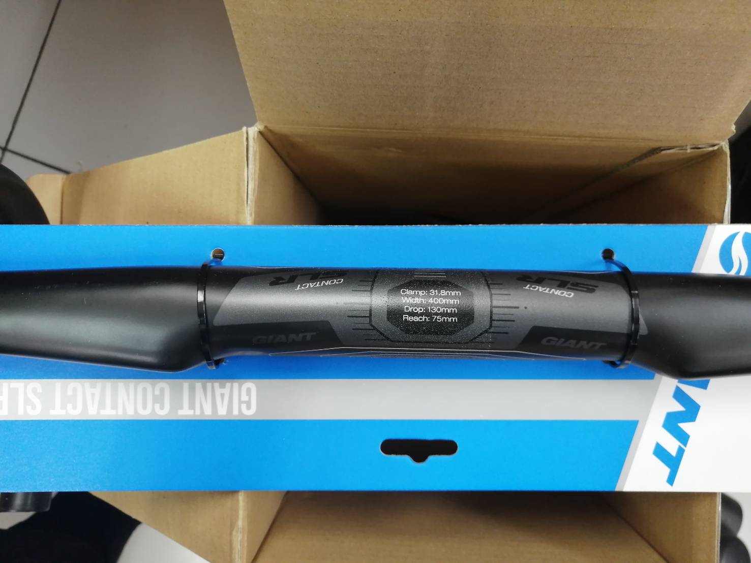 GIANT CONTACT SLR HANDLEBAR แฮนด์จักรยานเสือหมอบ มีขนาด 400mm/Reach75