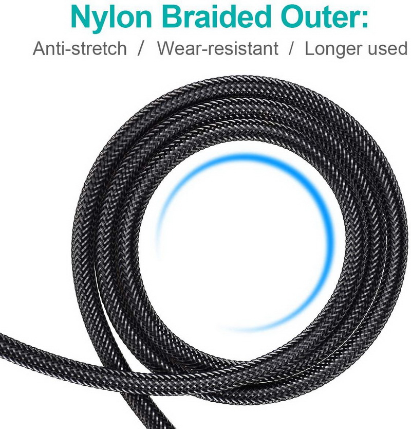 X-Tips BEND สาย Optical หัวงอ 2 ด้าน รองรับ SPDIF 5.1 / 7.1 สายถักหนังงูทนทาน