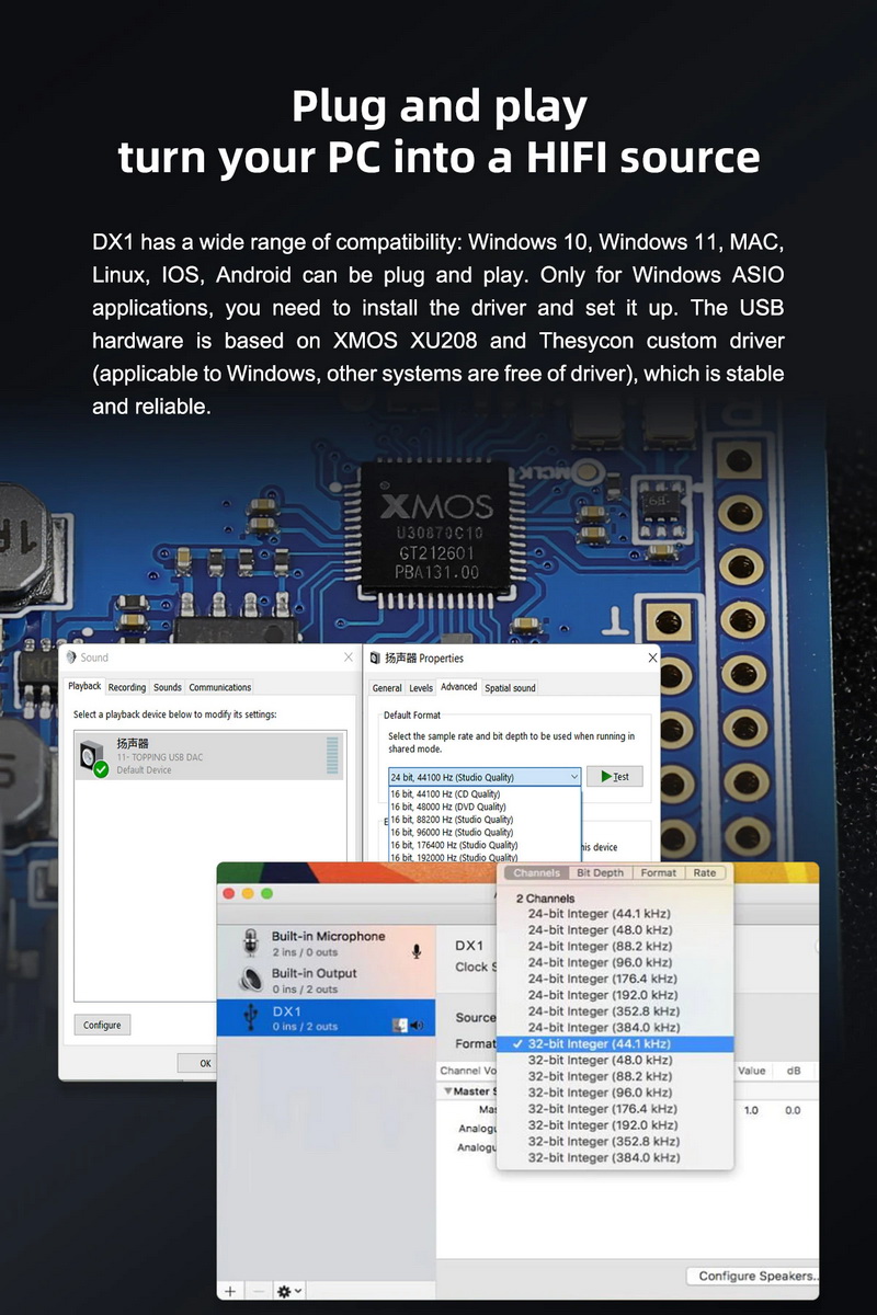 Topping DX1 DAC/AMP ตั้งโต๊ะ รุ่นเล็กเสปคจัดจ้านในราคาที่จับต้องได้ ประกันศูนย์ไทย
