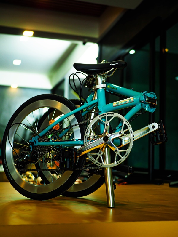 จักรยานพับ BACKER DIEGO X ล้อ 20 นิ้ว เฟรมโครโม เกียร์ 10sp NEW2025