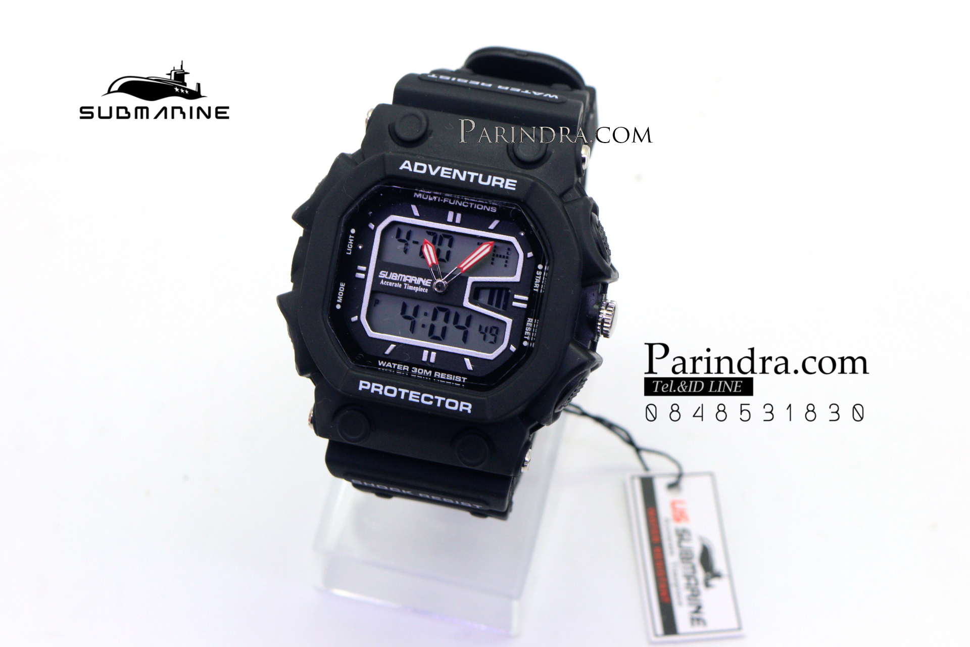 นาฬิกา US submarine รุ่น TP3134M สีดำ จอเทา