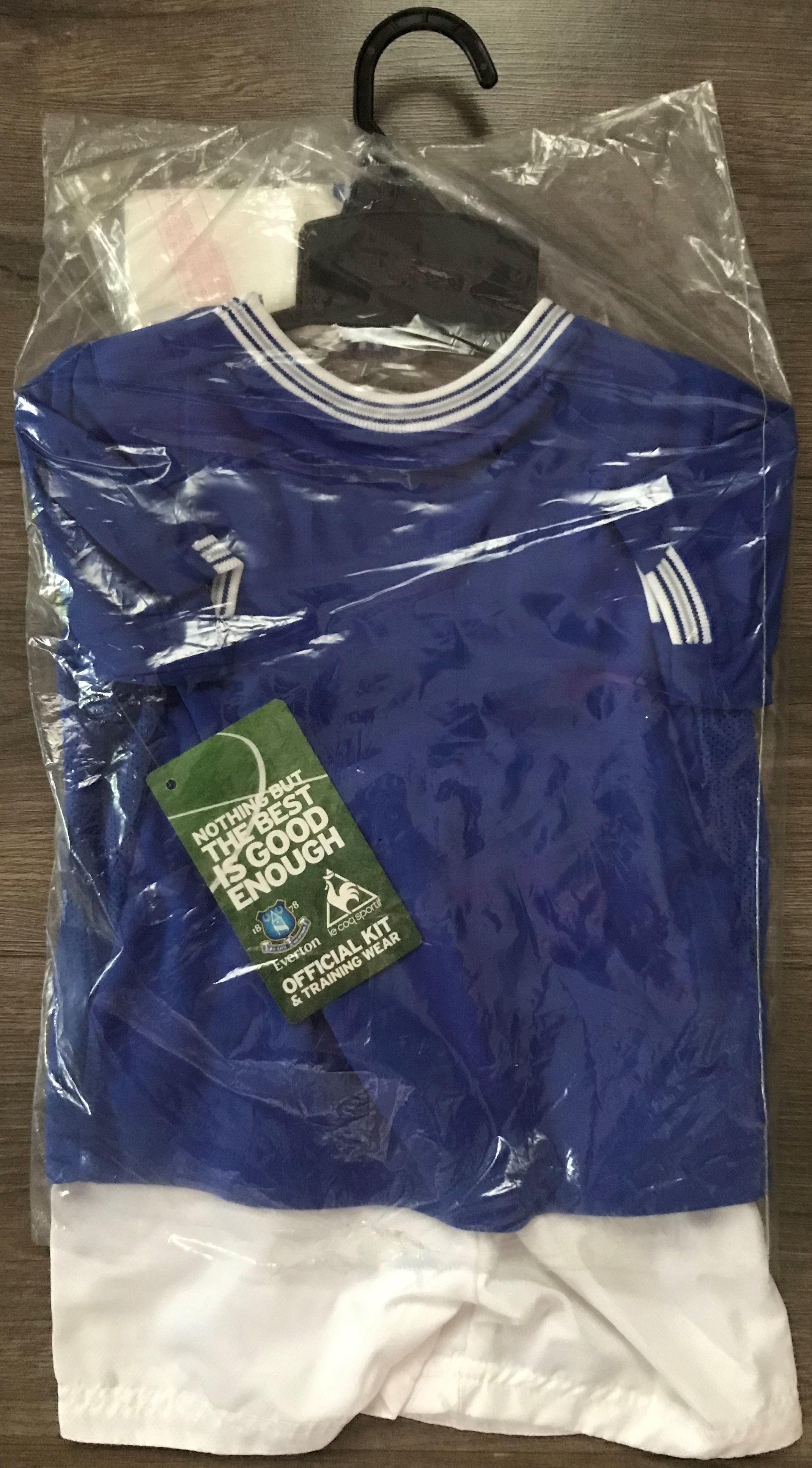 เสื้อฟุตบอล ทีมสโมสรเอฟเวอร์ตัน ชุดเหย้า 2009/10 ใหม่ Infant 6-12 M-Size / EVERTON Football Shirt Home Kit 2009/10 Jersey NEW Infant 6-12 M-Size