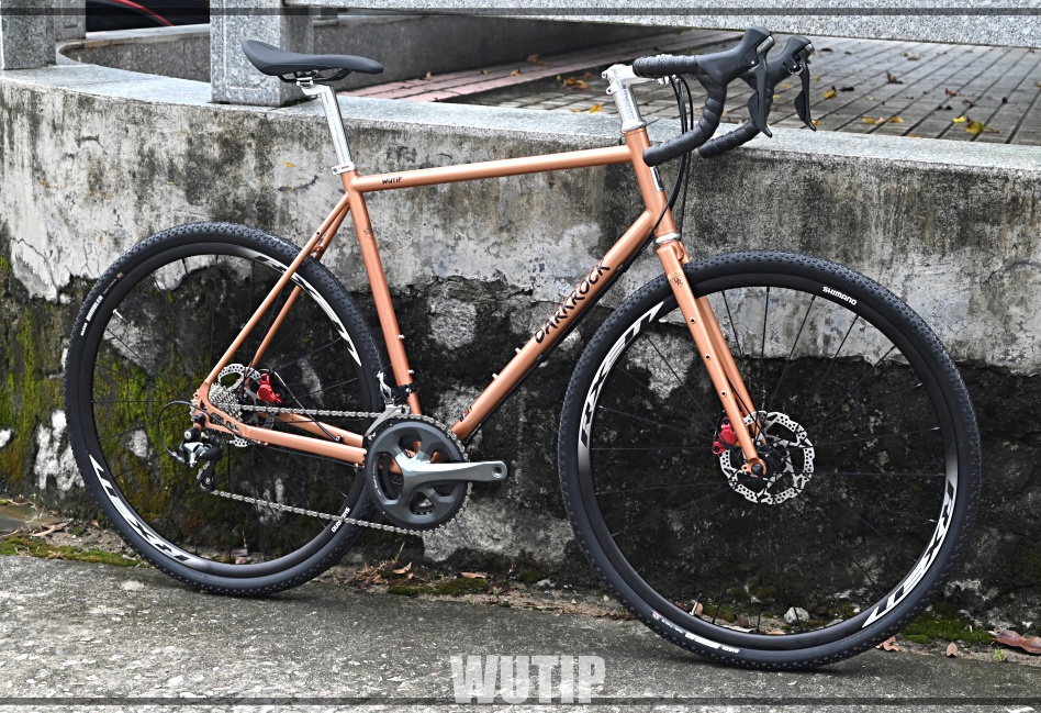 จักรยานเสือหมอบ DARKROCK WUTIP 700C Road bike Gravel bike, เฟรมโครโม่ เรโนล์ เกียร์ Tiagra 2*10 speeds