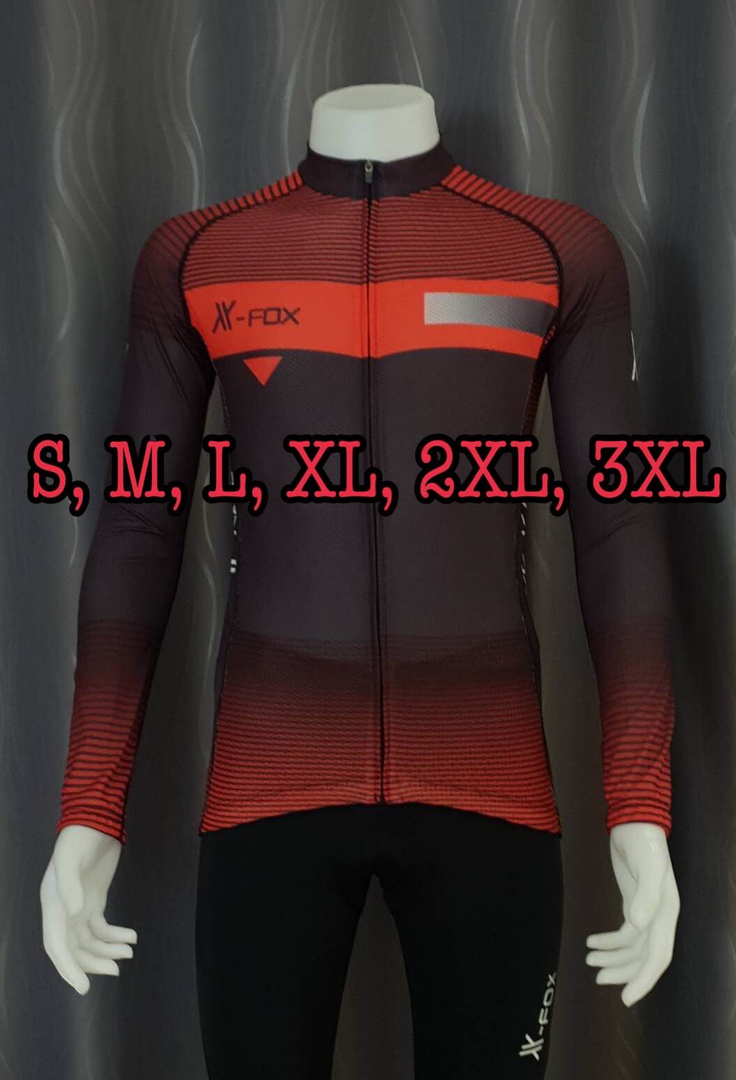 เสื้อแขนยาว เสื้อนักปั่น PROTEAM CYCLING JERSEYS (เฉพาะเสื้อ)