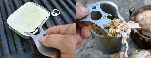 ช้อนอเนกประสงค์ CRKT eat 'n tool สำหรับการพกพาสำหรับการเดินป่า แคมป์ปิ้ง Outdoor (OEM)