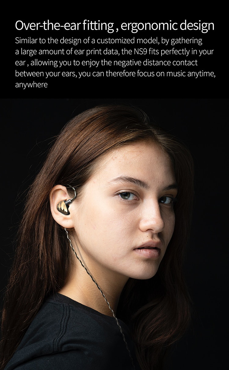 ขาย BGVP NS9 หูฟัง 9 ไดรเวอร์ Knowles Sonion 7BA+2DD Custom