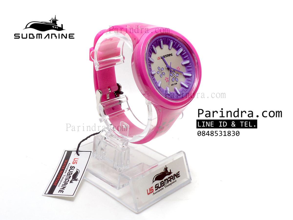 นาฬิกา US submarine TP2129L สีชมพูบานเย็น
