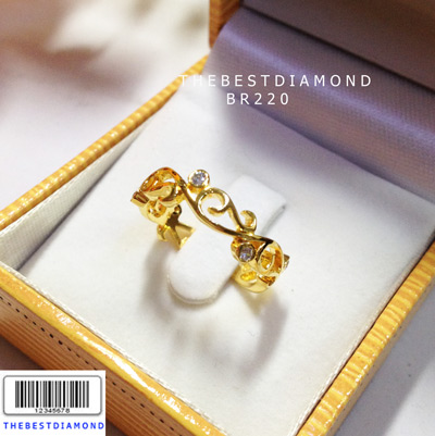 BR220=== แหวนเถาวัลย์เลื้อย น่ารักๆมากๆๆๆ ใส่ติดนิ้ว ได้เลยค่ะ งานอ่อนช้อย สวยงาม ไม่เวอร์ แต่ดูดี