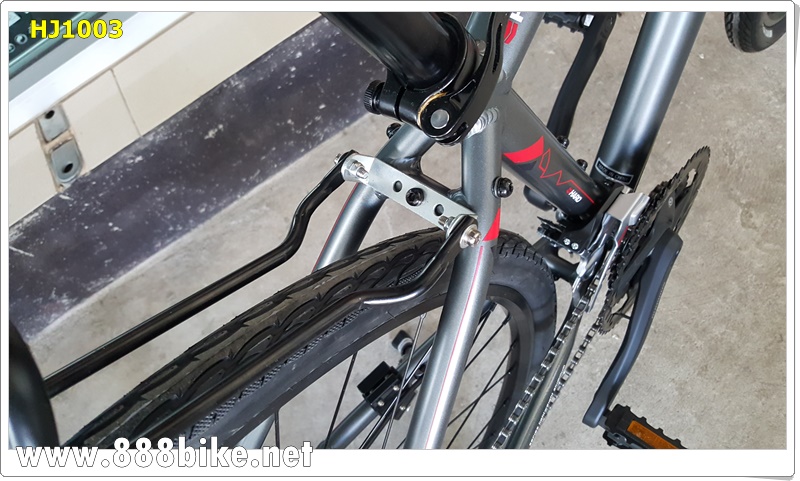 ตะแกรงท้ายทัวร์ริ่ง AL ALLOY REAR CARRIERแบบจับหูท้าย ,HJ1003 (SL-6672)