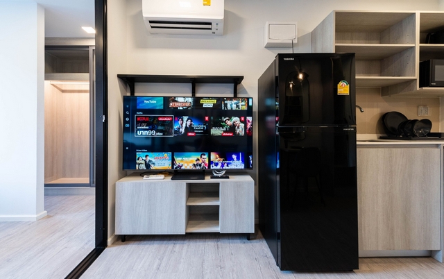 ให้เช่าคอนโด เคฟ เอวา ตึก A 27 ตร.ม.วิวสระ เฟอร์ครบ มีเครื่องซักผ้า ตรงข้ามธรรมศาสตร์รังสิต