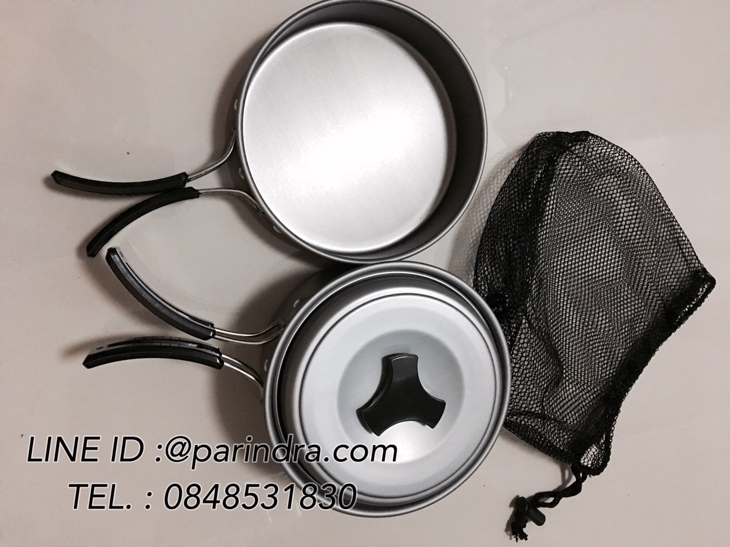 หม้อสนามอลูมิเนียม COOKING SET OUT-OF-DOORS ขนาด 2 ชิ้น