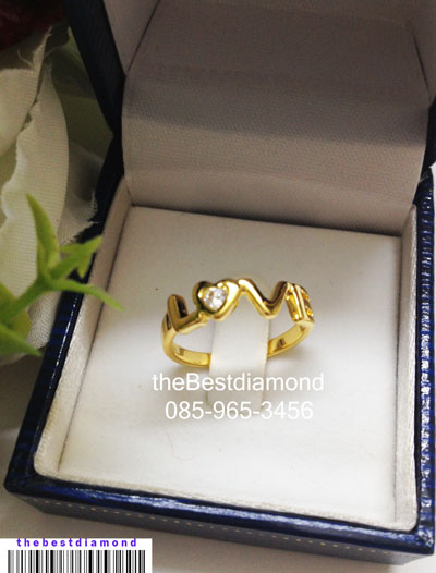 BR975+++แหวน LOVE น่ารักมากๆๆๆ ใช้แหวน LOVE สื่อรักแทนใจ ได้เลยค่ะ