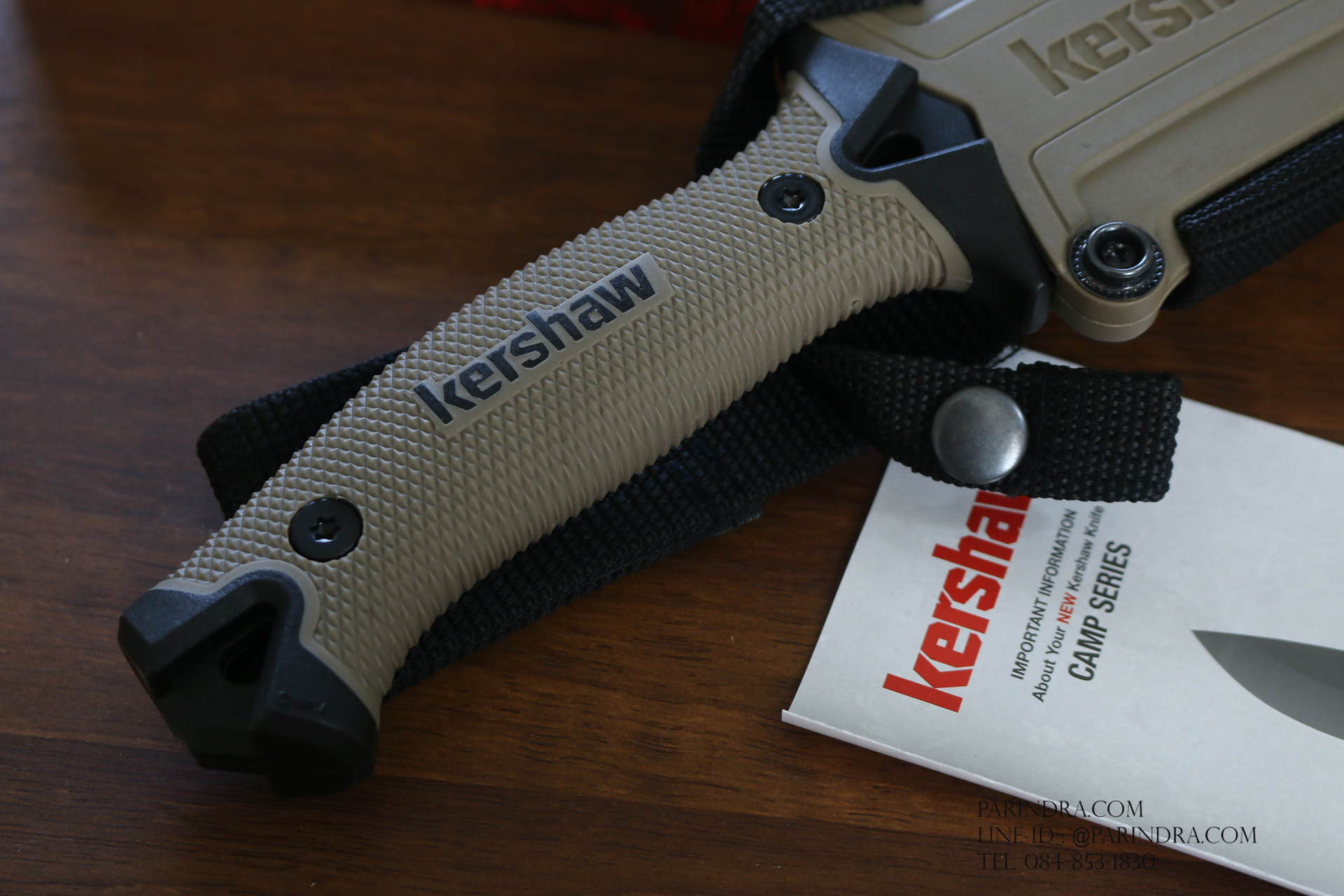 มีดเดินป่า MACHETE ใบตาย Kershaw Camp 10 ใบ 10" รุ่น CAMP10 1077 TAN ของแท้ 100% นำเข้าจาก USA