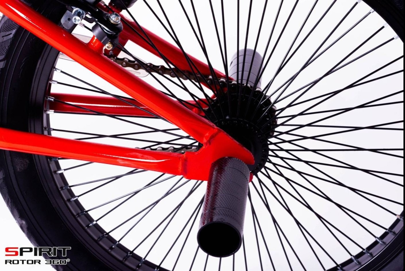 จักรยานบีเอ็มเอ็กซ์ BMX CANDY SPIRIT คอโรเตอร์ หมุนได้ 360องศา เฟรมเหล็ก, TT-038