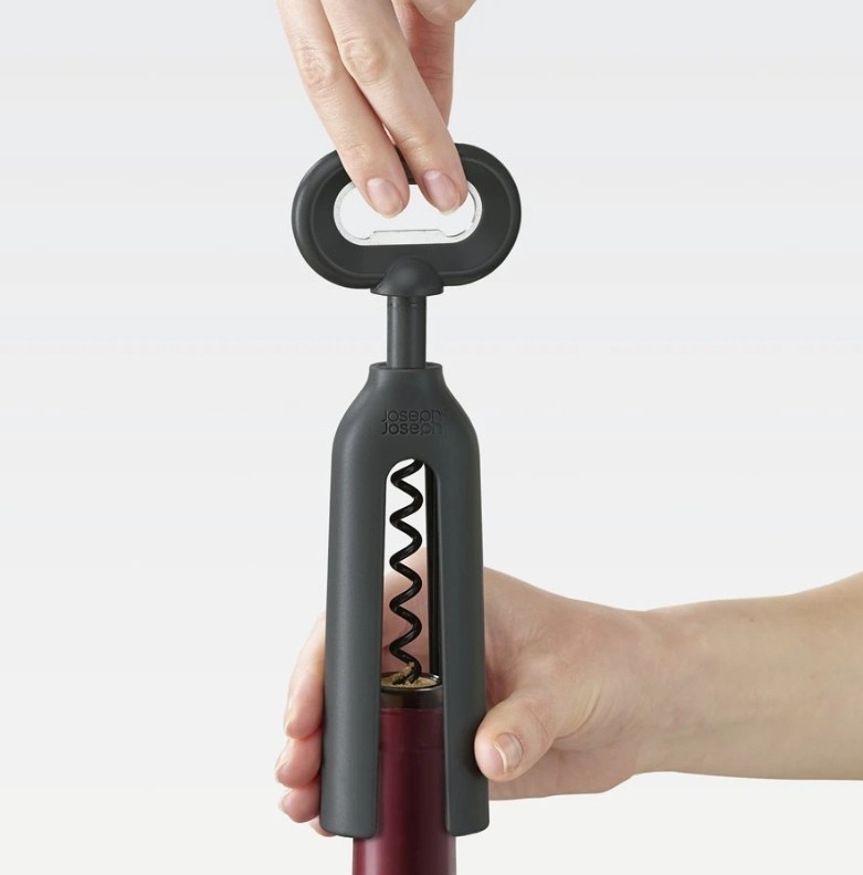 ที่เปิดขวด/ที่เปิดไวน์และขวดแบบ 2-in-1 จากแบรนด์ Joseph Joseph รุ่นดีไซน์มินิมอล