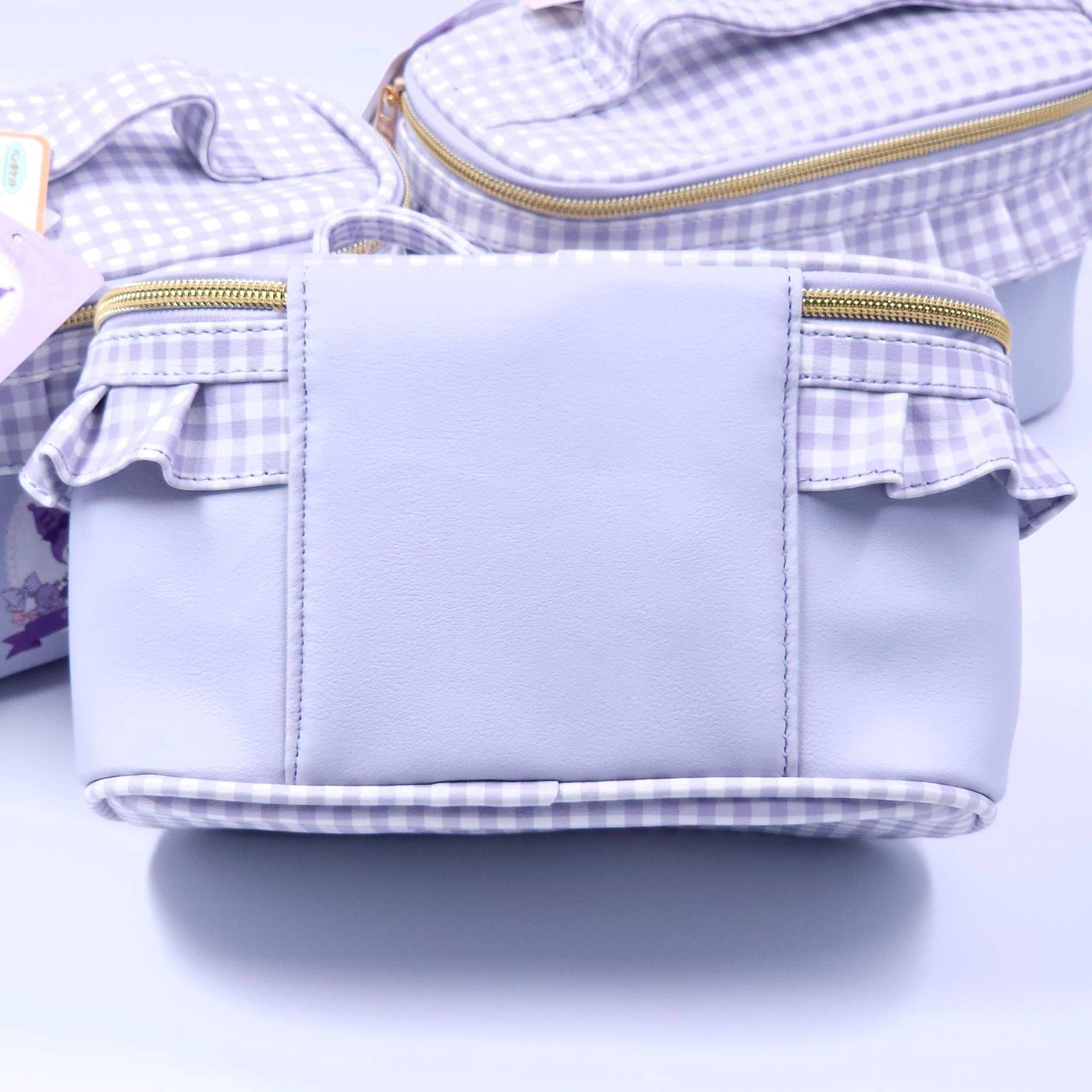 Sanrio กระเป๋าเครื่องสำอาง Kuromi ลิขสิทธิ์แท้จากญี่ปุ่น ขนาด 25*10*15 cm.