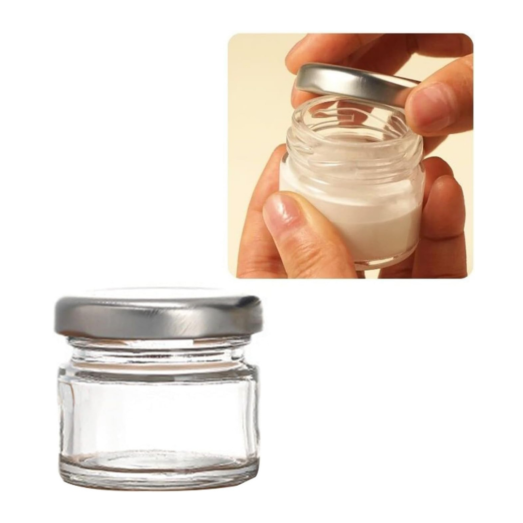 ขวดใสฝาอลูมิเนียมคละสี